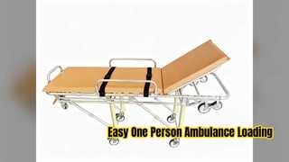 সামঞ্জস্যযোগ্য ব্যাকরেস্ট সহ স্বয়ংক্রিয় লোডিং রেসকিউ স্ট্রেচার
