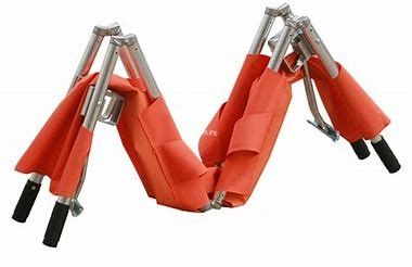 পোর্টেবল অ্যালুমিনিয়াম খাদ ফোল্ডওয়ে স্ট্রেচার, জরুরী রোগী স্থানান্তর