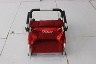 MDK-B6 অ্যালুমিনিয়াম খাদ পোর্টেবল ভাঁজ সিঁড়ি চাকা সঙ্গে স্ট্রেচার