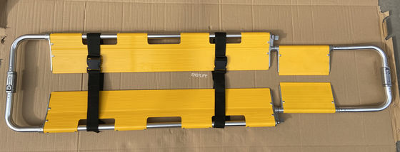 সামঞ্জস্যযোগ্য বিভাজ্য অর্থোপেডিক অ্যালুমিনিয়াম স্কুপ স্ট্রেচার