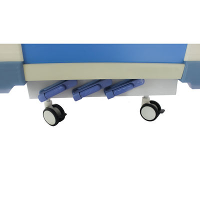 3 ফাংশন হেভি ডিউটি ​​ম্যানুয়াল হাসপাতালের বেড 80 ডিগ্রী রোগীর নার্সিংয়ের জন্য