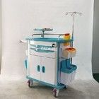 টেকসই ক্র্যাশ কার্ট জরুরী চিকিৎসা ট্রলি সরঞ্জাম 520MM