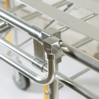 বিলাসবহুল মাল্টিফাংশনাল ট্রলি ট্রলি হাসপাতাল বিছানা অ্যাম্বুলেন্স চেয়ার স্ট্রেচার