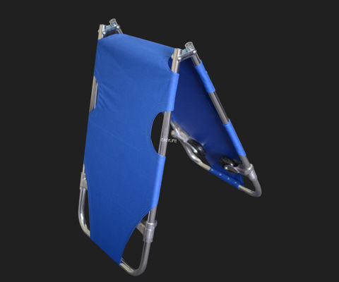 দুই ভাঁজ অ্যালুমিনিয়াম খাদ হালকা মেডিকেল স্ট্রেচার ক্ষয় প্রতিরোধী মাল্টি রঙ সহজ অপারেট