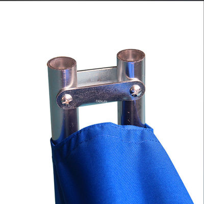 দুই ভাঁজ অ্যালুমিনিয়াম খাদ হালকা মেডিকেল স্ট্রেচার ক্ষয় প্রতিরোধী মাল্টি রঙ সহজ অপারেট