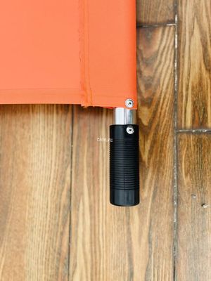 হালকা দুই ভাঁজ স্ট্রেচার অ্যালুমিনিয়াম খাদ ফ্রেম অক্সফোর্ড কাপড়