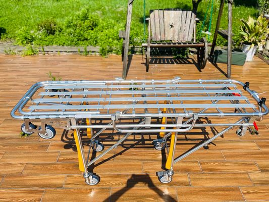 প্রথম সাহায্য পরিবহন অ্যাম্বুলেন্স ভাঁজ স্ট্রেচার কমপ্যাক্ট লাইটওয়েট