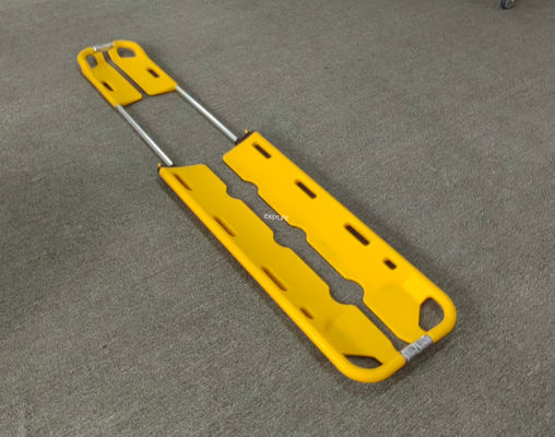 ফোল্ডেবল ফার্স্ট এইড প্লাস্টিকের স্কুপ স্ট্রেচার এক্স রে বিচ্ছিন্ন তিন গিয়ার