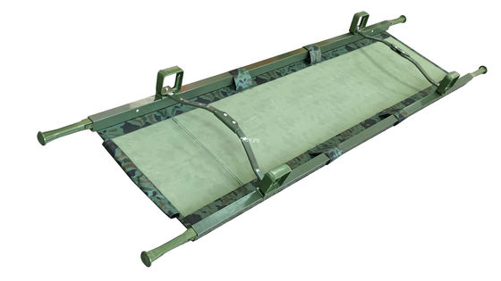 সামরিক ব্যবহারের উচ্চ ঘনত্ব 1200d ভাঁজ স্ট্রেচার অক্সফোর্ড চামড়া