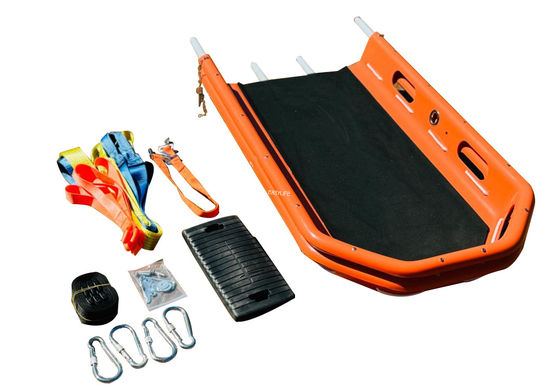 এবিএস অপসারণযোগ্য ঝুলন্ত বাস্কেট স্ট্রেচার প্রথম সাহায্য বায়ু জন্য শক্তিশালী টিউব