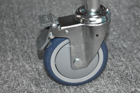 অ্যালুমিনিয়াম খাদ ভাঁজযোগ্য প্রশস্ত প্রান্ত নিম্ন অবস্থান অ্যাম্বুলেন্স স্ট্রেচার উদ্ধার ট্রলি