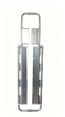 2100mm মেডিকেল স্কুপ স্ট্রেচার অ্যাম্বুলেন্স পরিবহন অ্যালুমিনিয়াম খাদ