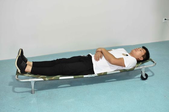 ক্লাস I ভাঁজ করা মেডিকেল স্ট্রেচার উচ্চ শক্তির সাথে সহজে বহন করা