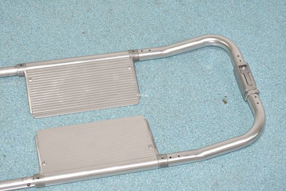 2100mm মেডিকেল স্কুপ স্ট্রেচার অ্যাম্বুলেন্স পরিবহন অ্যালুমিনিয়াম খাদ