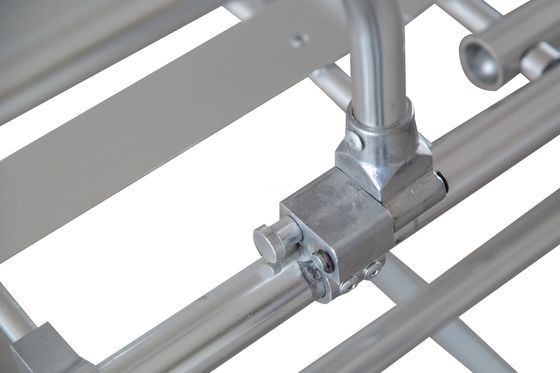 অ্যালুমিনিয়াম খাদ রেলিং সহ জরুরী মেডিকেল লোডিং ফোল্ডিং অ্যাম্বুলেন্স স্ট্রেচার