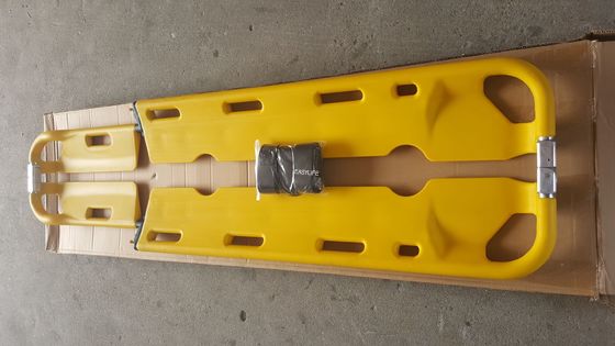 210CM 6CM ফোল্ডিং স্কুপ স্ট্রেচার লাইটওয়েট ফোল্ডেবল স্ট্রেচার ABS হ্যান্ড্রাইল