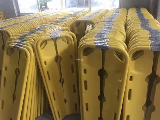 210CM 6CM ফোল্ডিং স্কুপ স্ট্রেচার লাইটওয়েট ফোল্ডেবল স্ট্রেচার ABS হ্যান্ড্রাইল