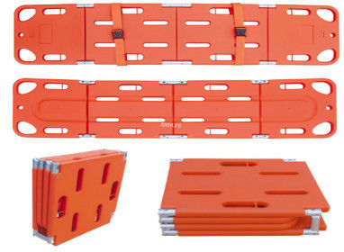 1.91M ফোল্ডেবল স্পাইন বোর্ড, ফায়ার রেসকিউ প্লাস্টিক স্ট্রেচার, সুইমিং রেসকিউ স্ট্রেচার ফোল্ডিং স্পাইন বোর্ড