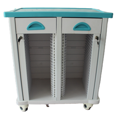 ভালো দাম 680MM 40CM মেডিকেল সরঞ্জাম ট্রলি ABS হাসপাতাল মেডিকেল ট্রলি ম্যানুয়াল কেস ফোল্ডার ট্রলি অনলাইন