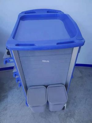 হাসপাতালের ক্র্যাশ কার্টে 480MM 92CM জরুরী ট্রলি সরঞ্জাম GB2626