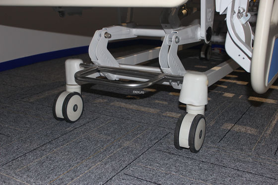 কোল্ড রোল্ড স্টিল 85in বৈদ্যুতিক হাসপাতালের বেড ঘরে ব্যবহারের জন্য টয়লেট সহ W105 সাদা