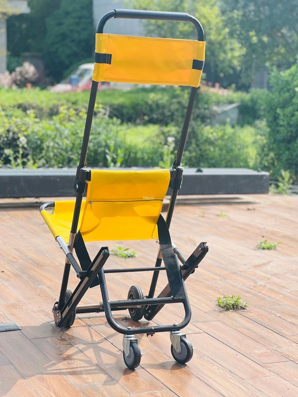 ভাঁজযোগ্য ক্রস টাইপ অ্যালুমিনিয়াম খাদ সিঁড়ি স্ট্রেচার ক্রলার কাঠামো হালকা ওজন ছোট আকার