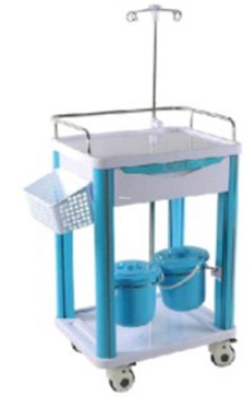 750MM 92CM উচ্চ মানের হাসপাতাল সার্জিক্যাল নার্সিং ডাক্তার মেডিকেল ক্র্যাশ কার্ট ড্রাগ ক্লিনিক 2 স্তর হাসপাতাল