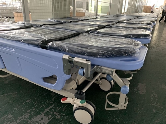 ভালো দাম 86cm উচ্চতা সামঞ্জস্য রোগী স্থানান্তর ট্রলি শিফটি স্থানান্তর সহায়তা ট্রলি চিকিৎসা যত্ন অনলাইন